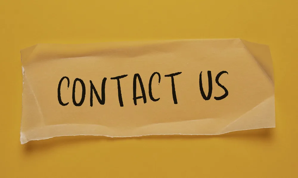 Contact us banner
